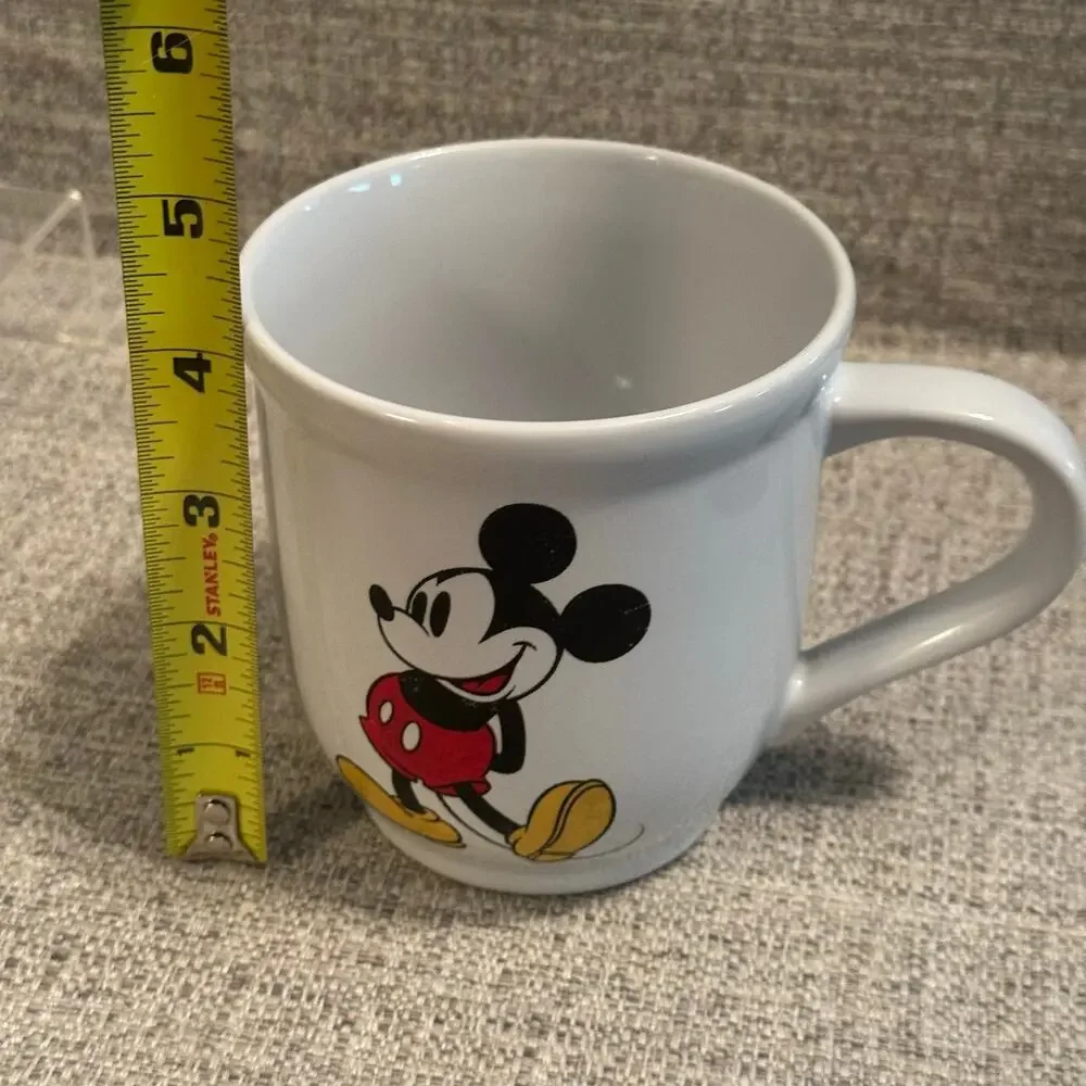Disney Store Exclusive Mickey Mouse Coffee Mug White  18 Oz Cup With Tags